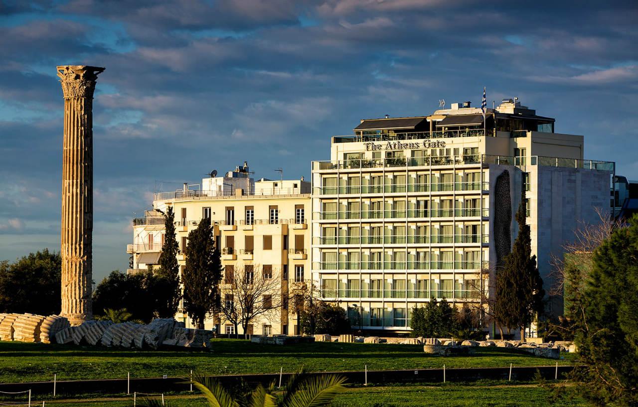 The Athens Gate Hotel Exterior foto